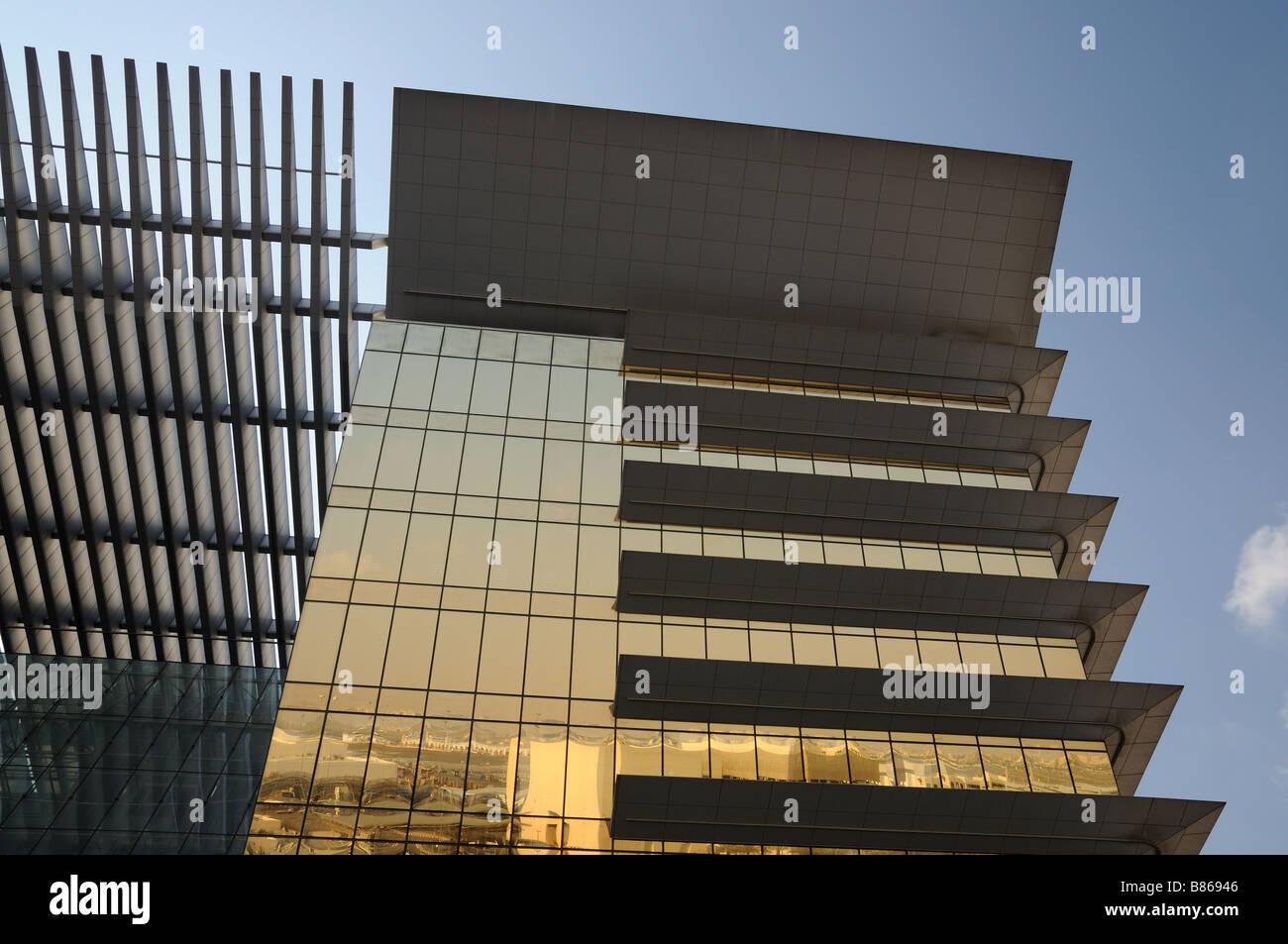 Moderne Architektur in Dubai Stadt Stockfoto