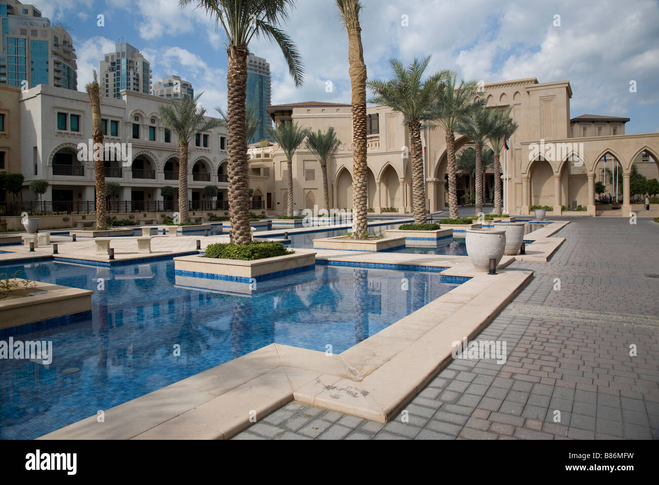 Burj Khalifa Dubai VAE weltweit höchste Gebäude Stockfoto