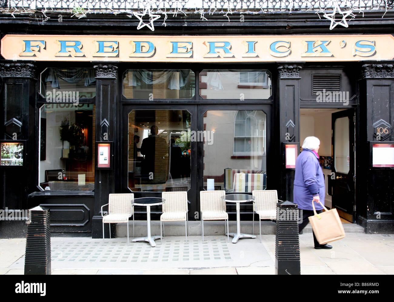 Friedrichs Restaurant in Islington, London Stockfoto