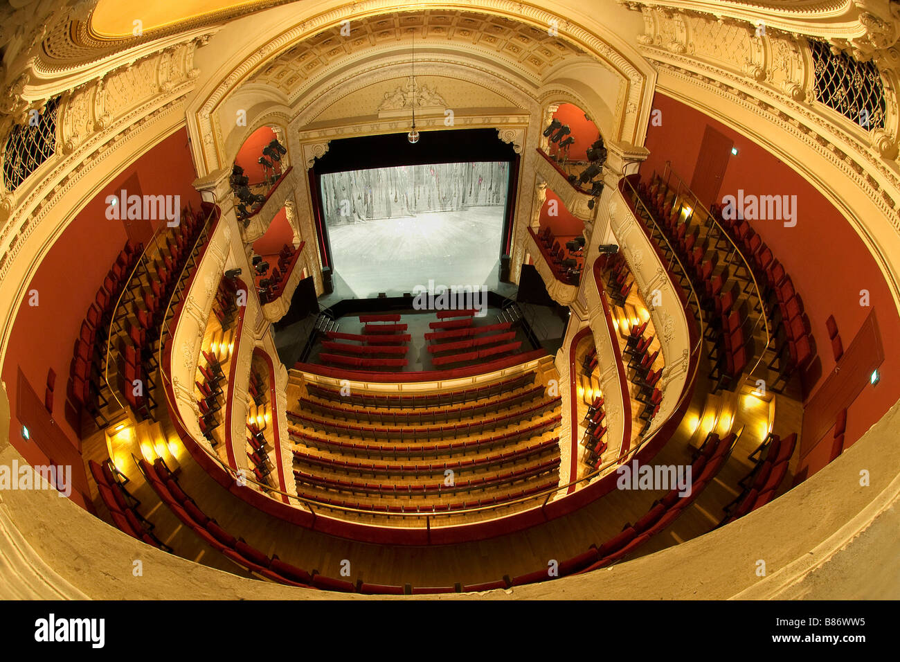Theater Schwerin Westdeutschland Pommern Stockfotografie - Alamy
