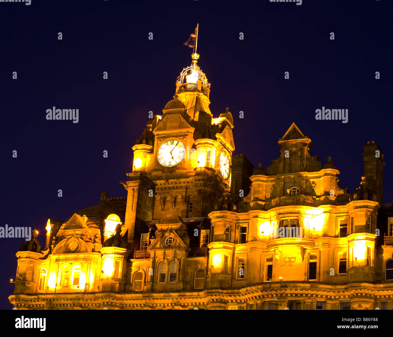 Schottland Edinburgh Balmoral Hotel The Balmoral Hotel Architekten W Hamilton Beattie Stockfoto