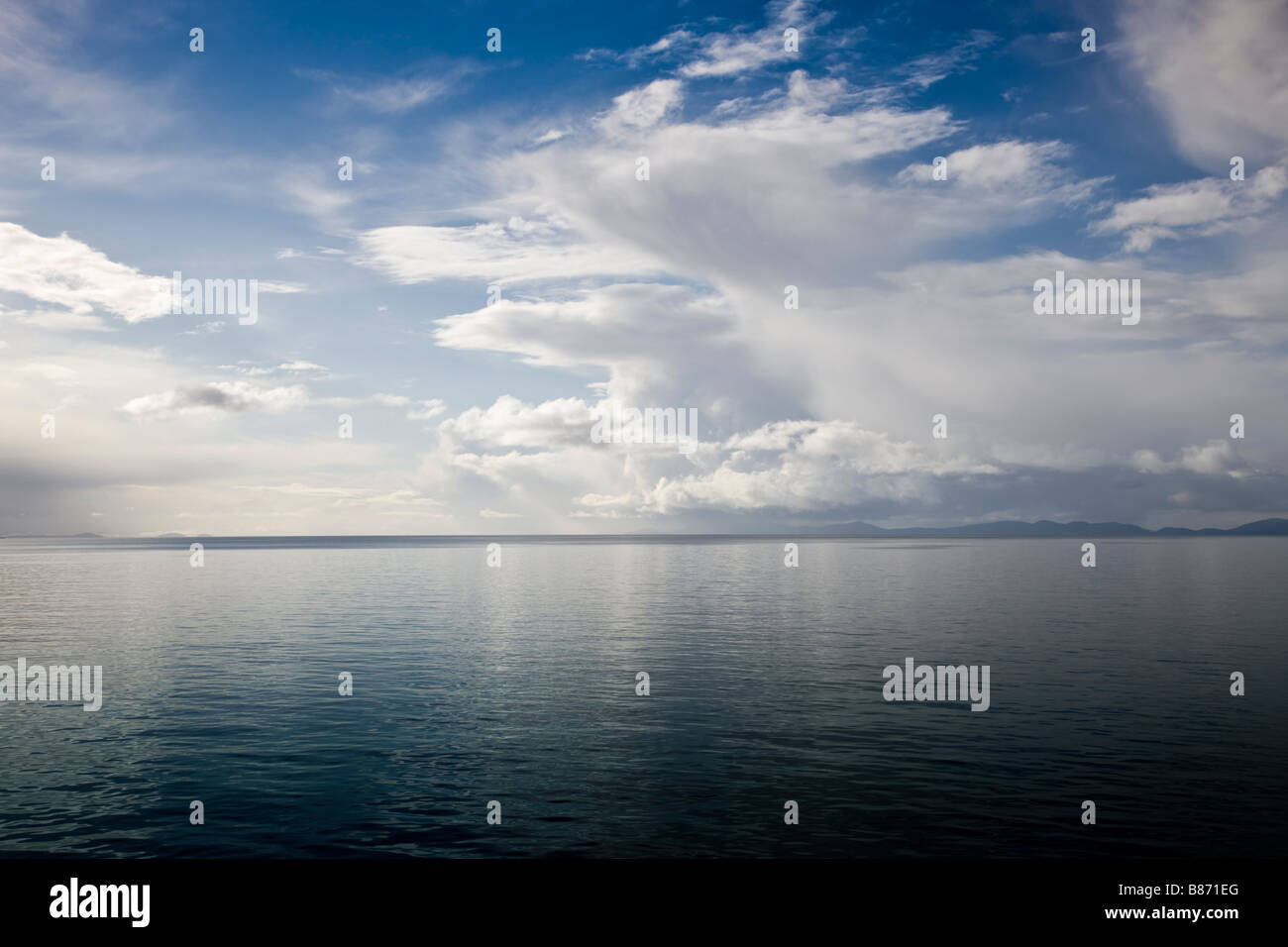 Dramatische Seelandschaft in die äußeren Hebriden Schottland Stockfoto