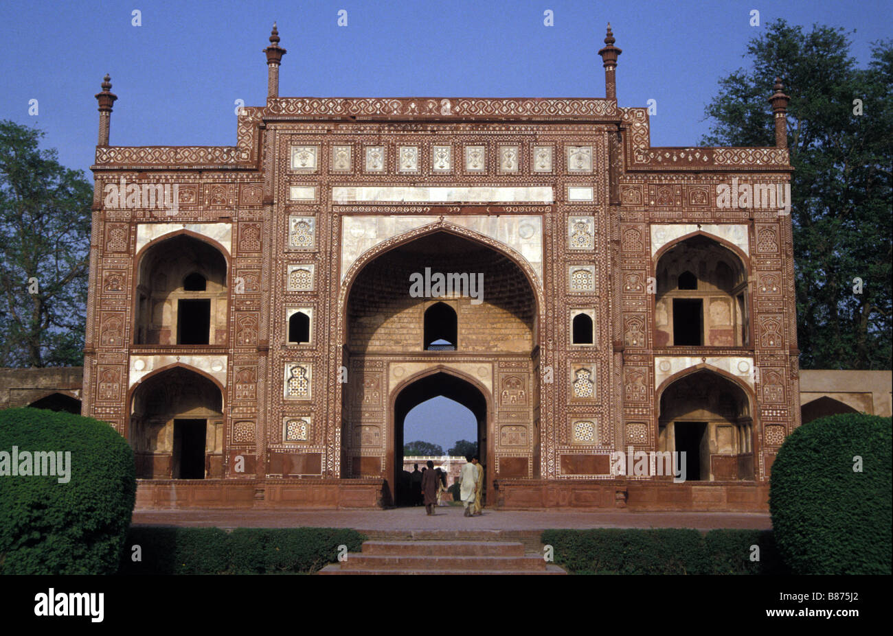 Aurangzebs Grab Eingang Lahore, Pakistan Stockfoto