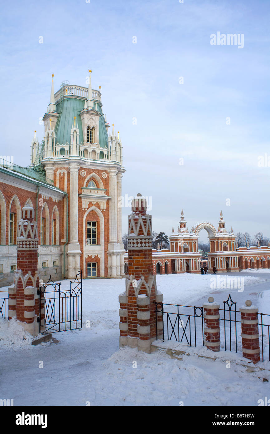 Tsaritsino Park, Moskau, Russland. Stockfoto