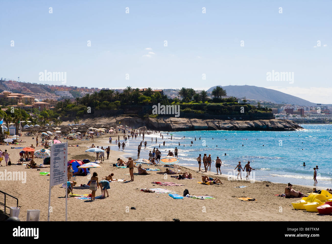 Am Strand Stockfoto