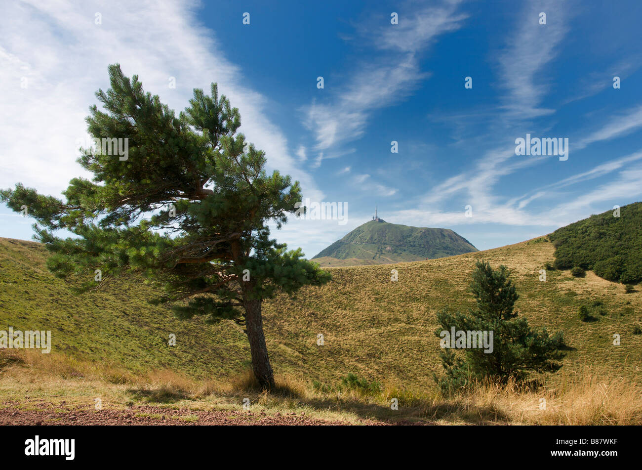 Der Puy de Dome, Vulkan in der Auvergne. Frankreich Stockfoto