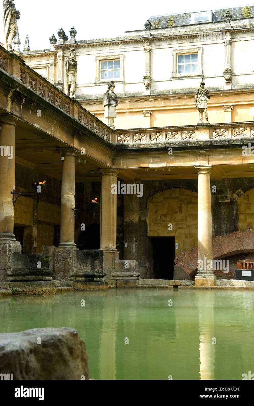 Die römischen Bäder, Bad, Avon Stockfoto