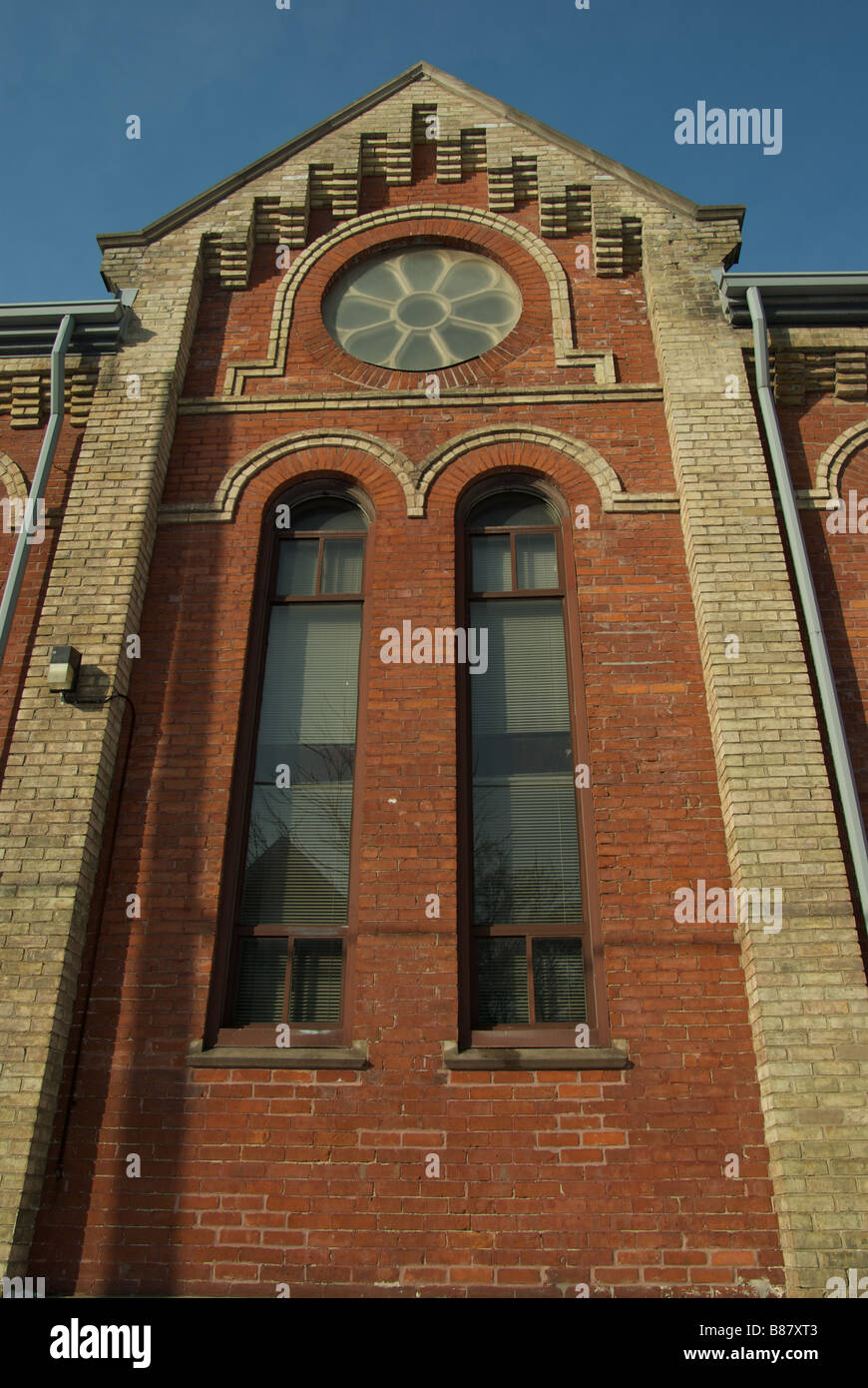 Alten Classic Backstein-Kathedrale in der Innenstadt von Toronto Stockfoto