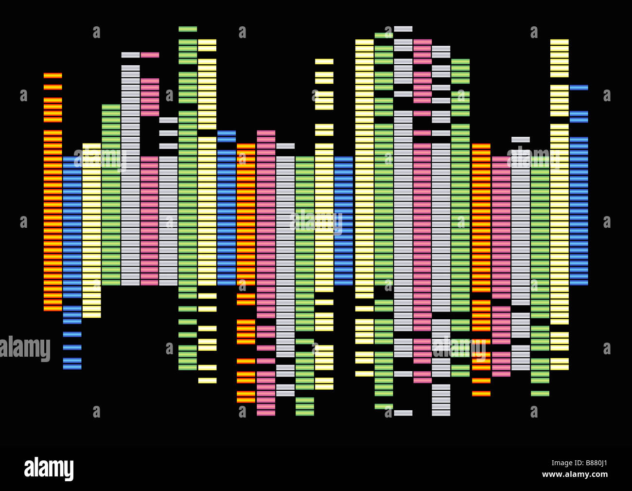 Equalizer-Abbildung Stockfoto