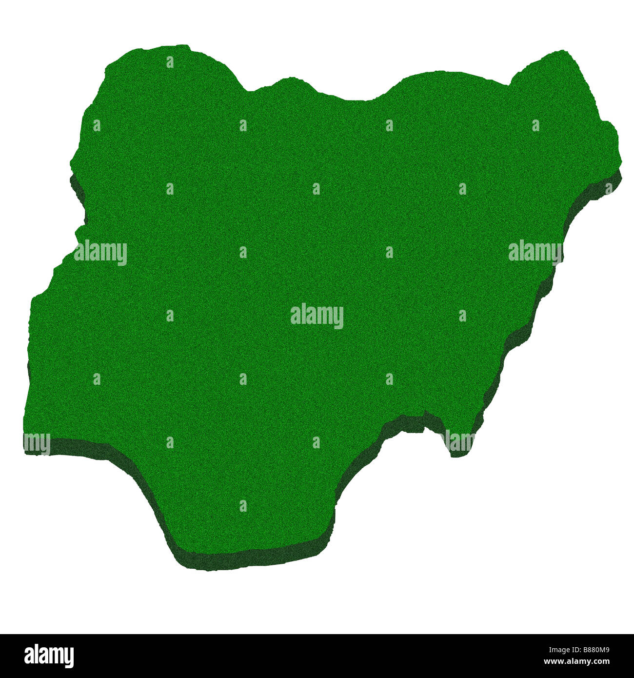 Karte Von Nigeria Stockfotos Und Bilder Kaufen Alamy