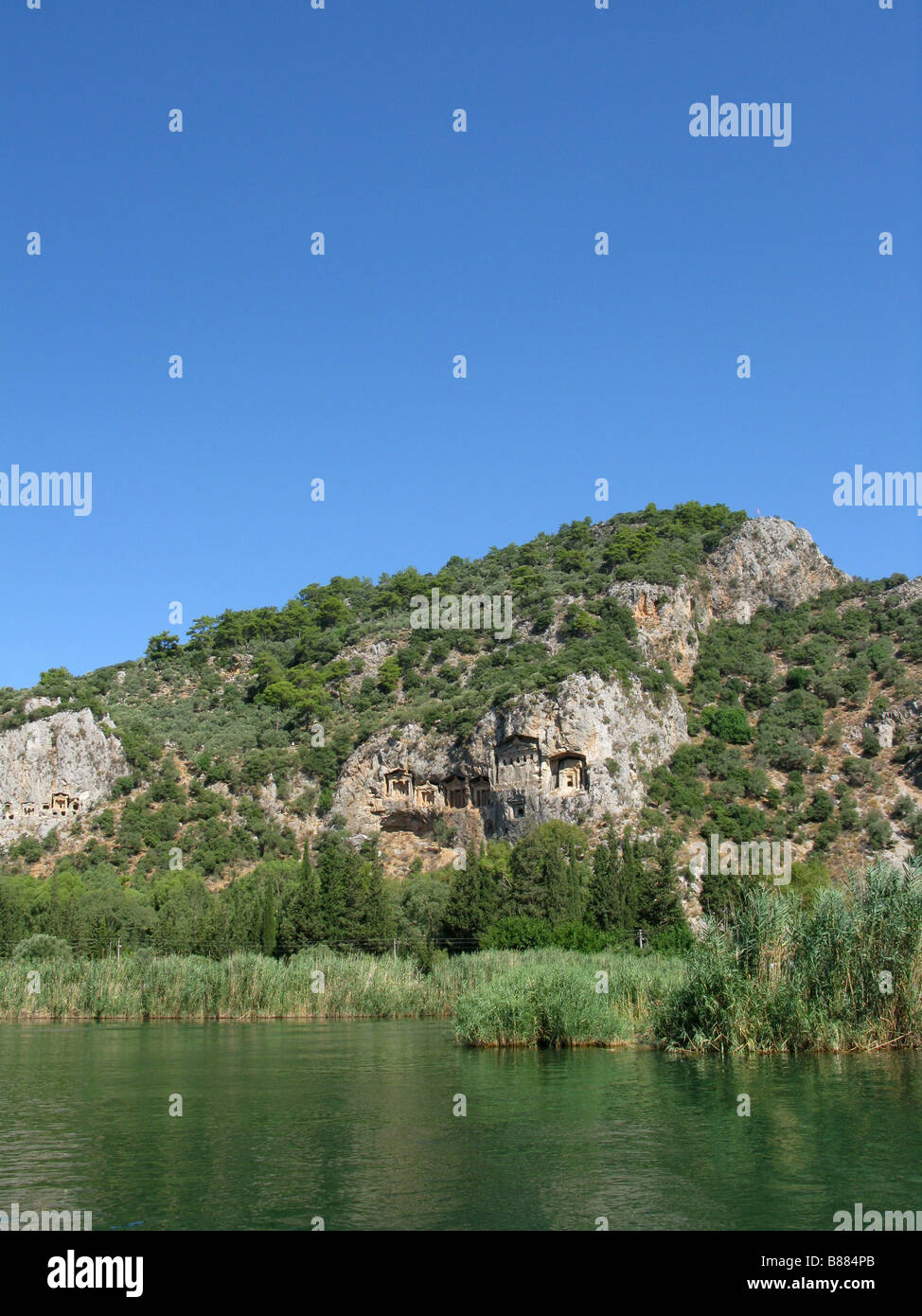 Dalyan Backwaters, Türkei Stockfoto