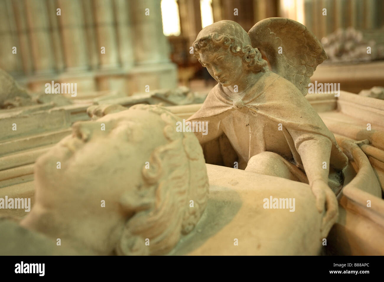 SAINT-DENIS BASILIKA GRAB BLANCHE DE FRANCE Stockfoto