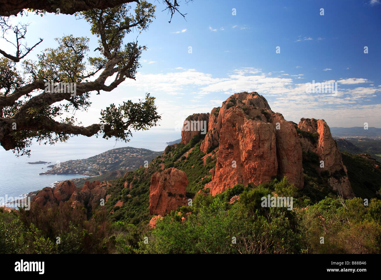 ESTEREL-GEBIRGE-VAR-FRANKREICH Stockfoto