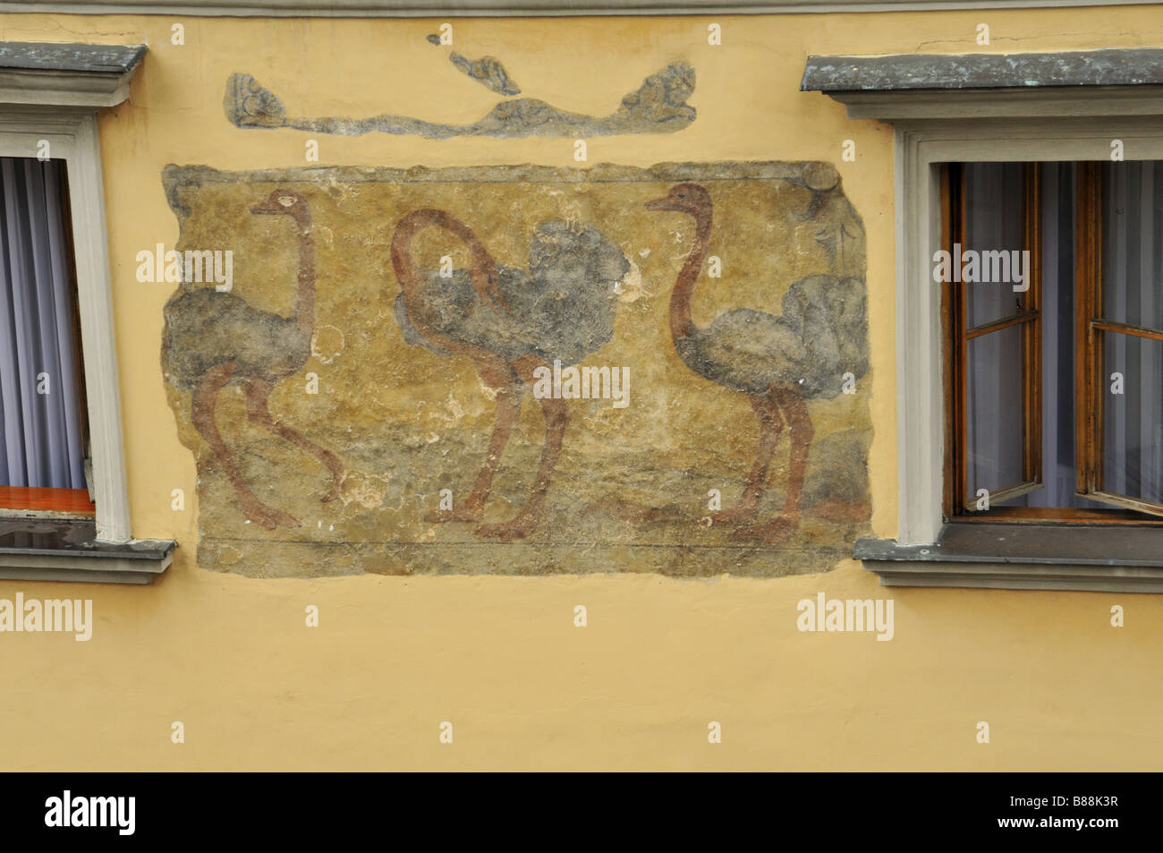 Wand-Wandbilder, Prag. Stockfoto