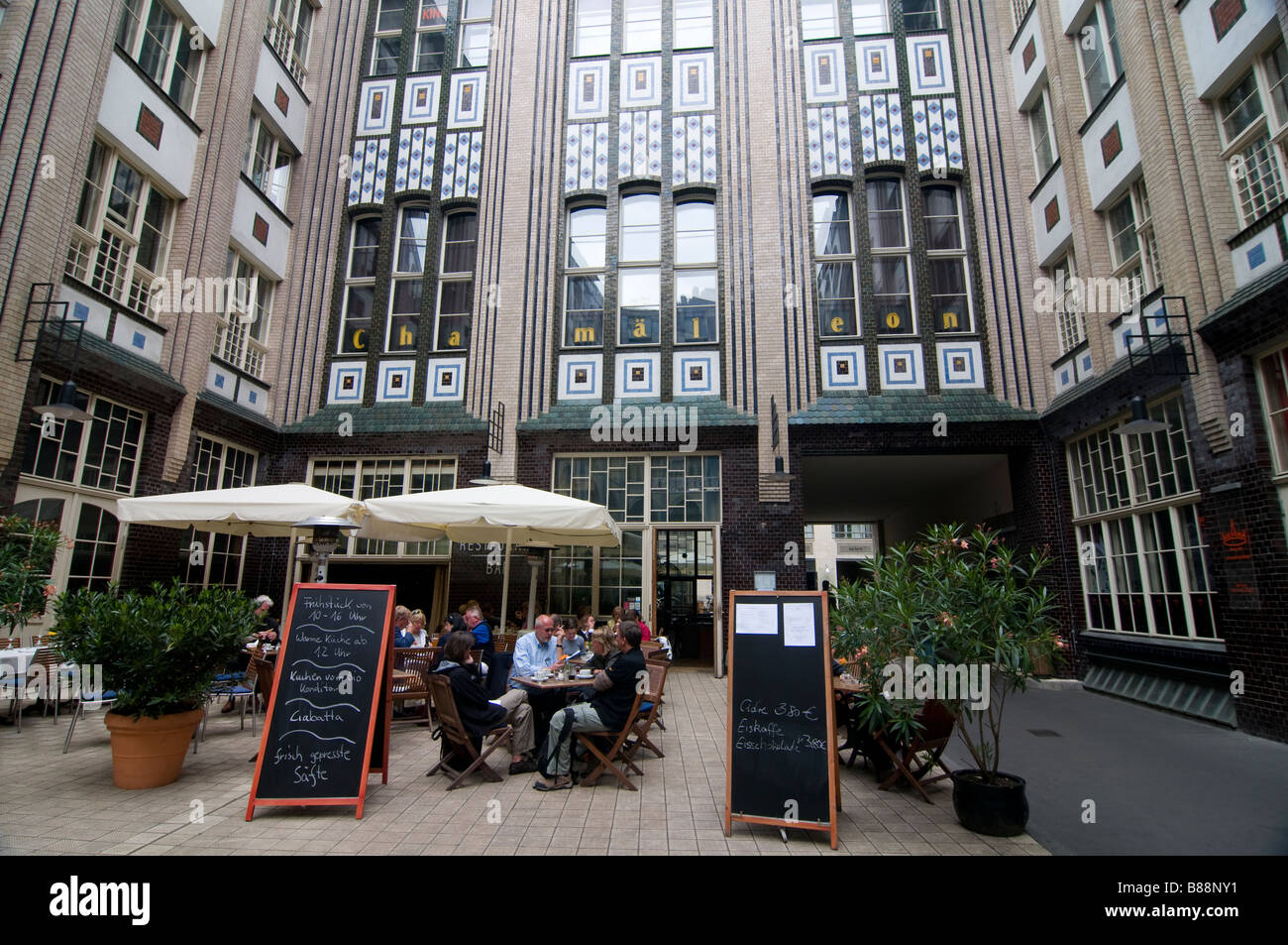 Die berühmten Hackeschen Markt Berlin-Deutschland Stockfoto