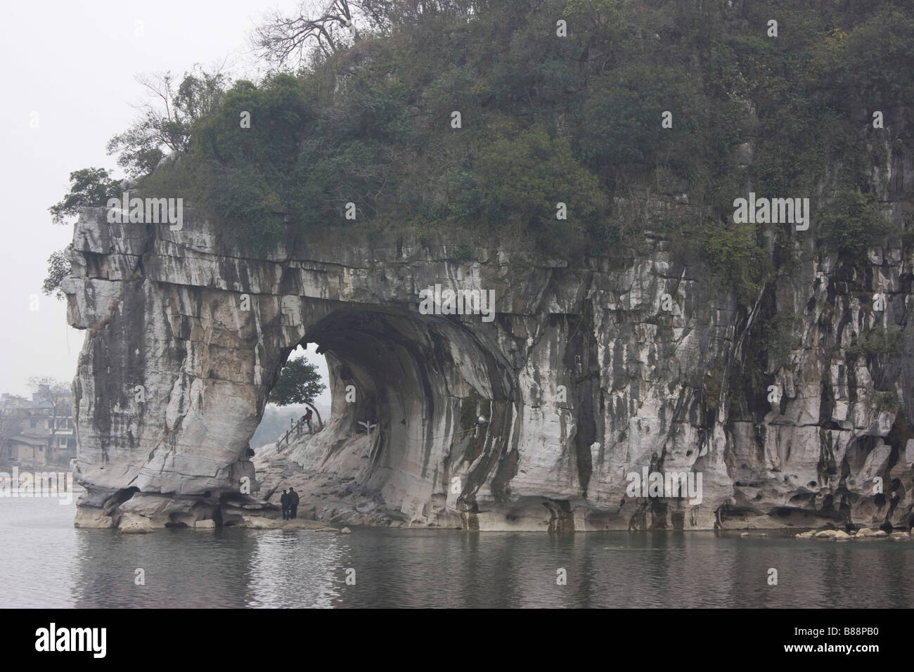 Die Elephant Trunk Hügel am Li-Fluss, Guilin, China Stockfoto