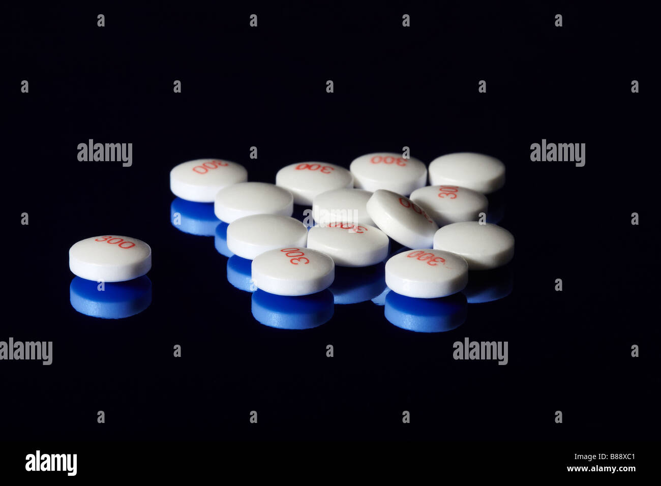 Aspirin-Tabletten Stockfoto