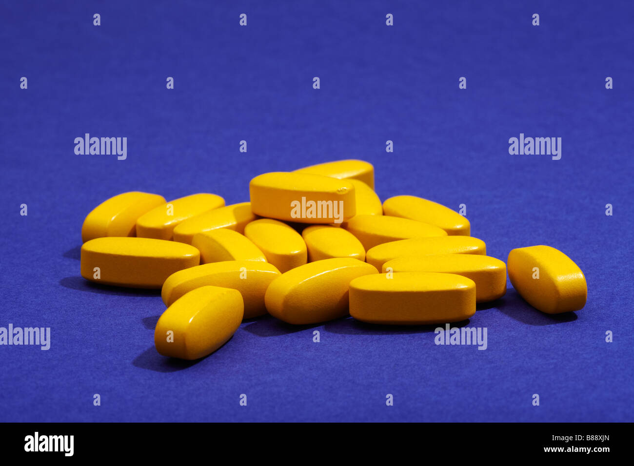 Vitamintabletten Stockfoto