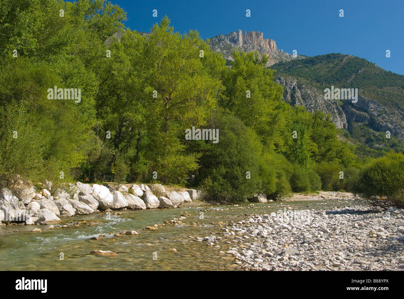 Gorges du Verdon oder Grand Canyon du Verdon, Provence, Frankreich Stockfoto