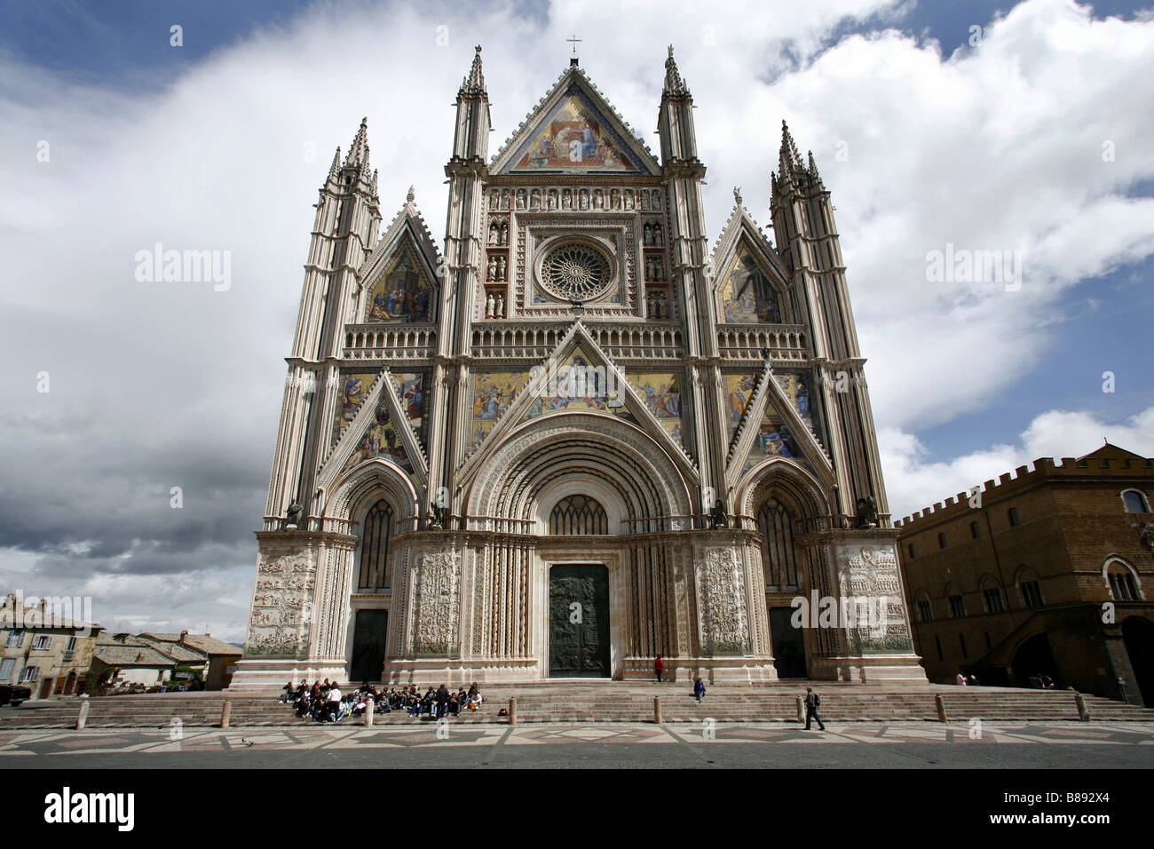 Duomo di Orvieto, Orvieto, Umbrien, Italien Stockfoto