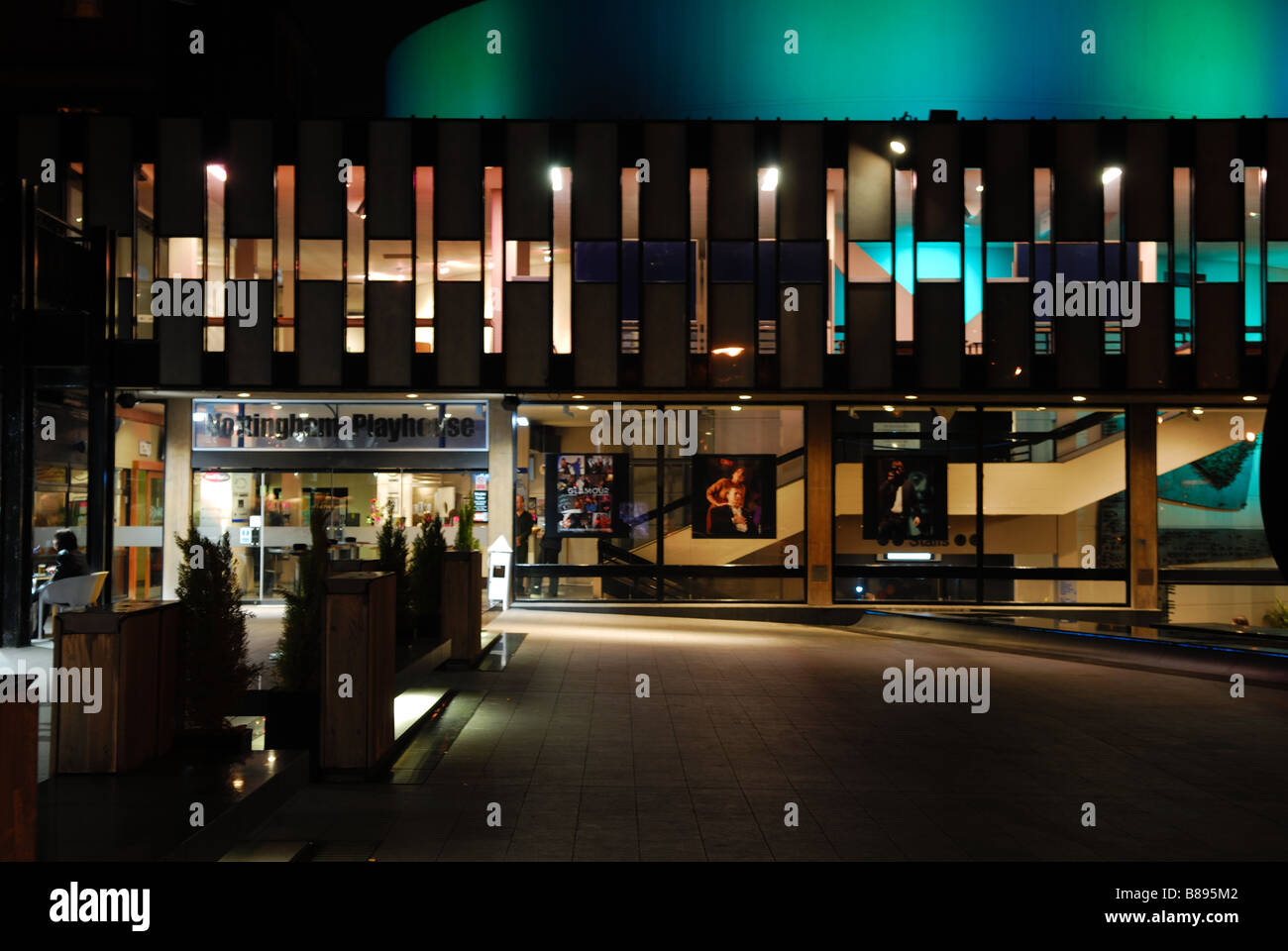 Die Nottingham Playhouse. Stockfoto