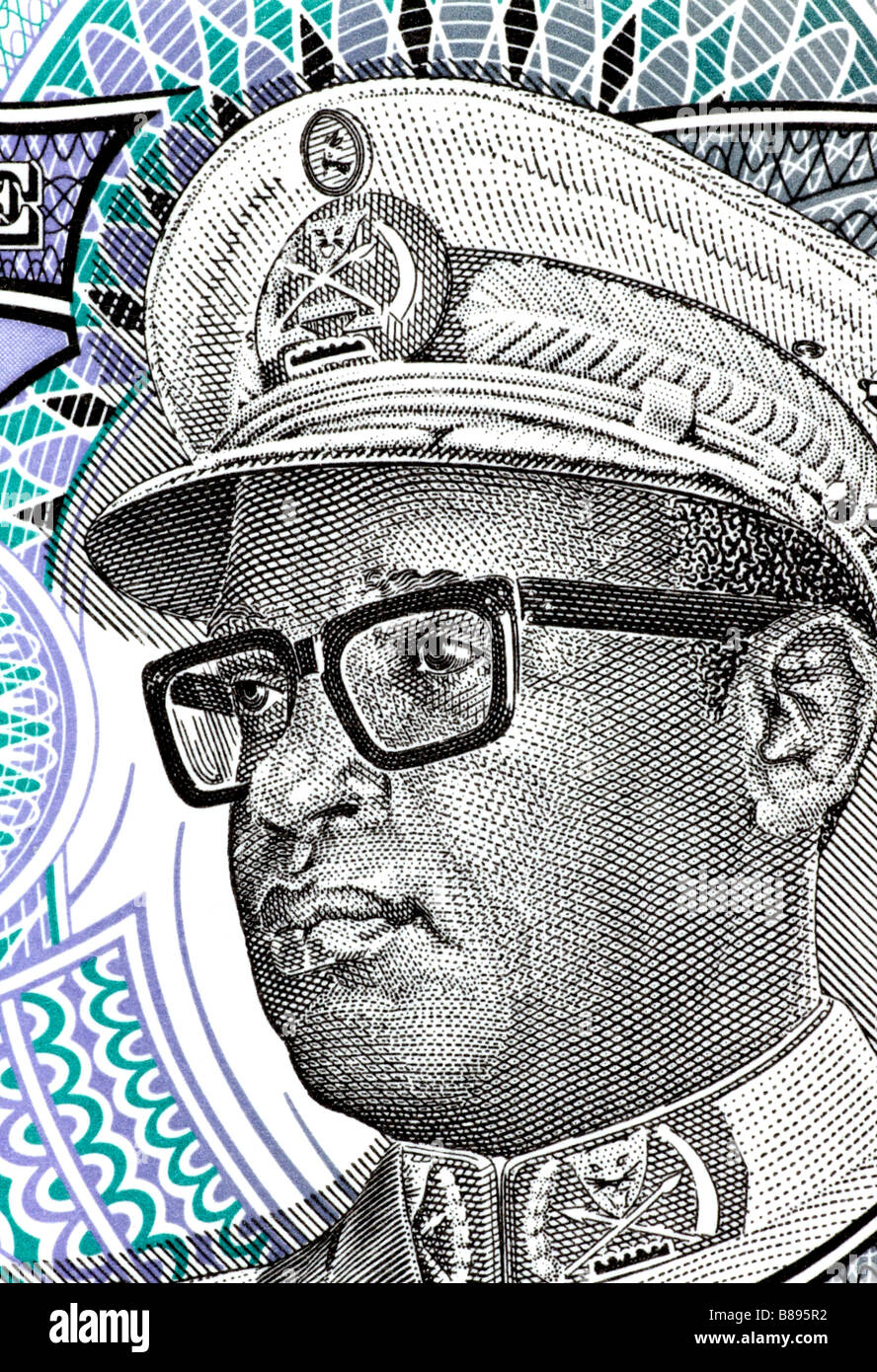 Mobutu Stockfoto