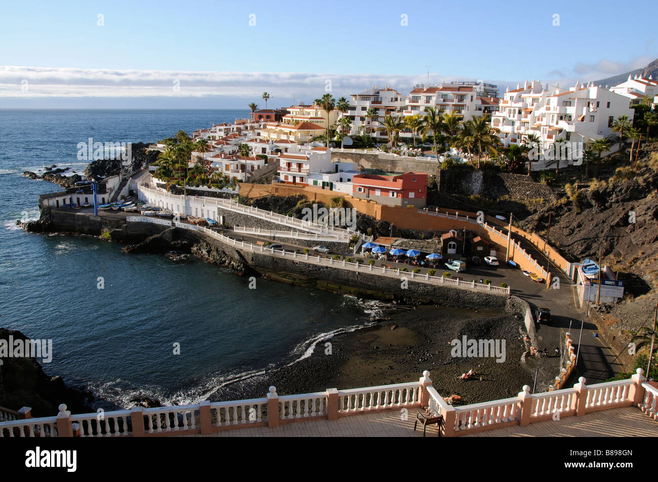 Puerto Santiago in der Nähe von Los Gigantes Süd Teneriffa Kanarische Inseln Stockfoto