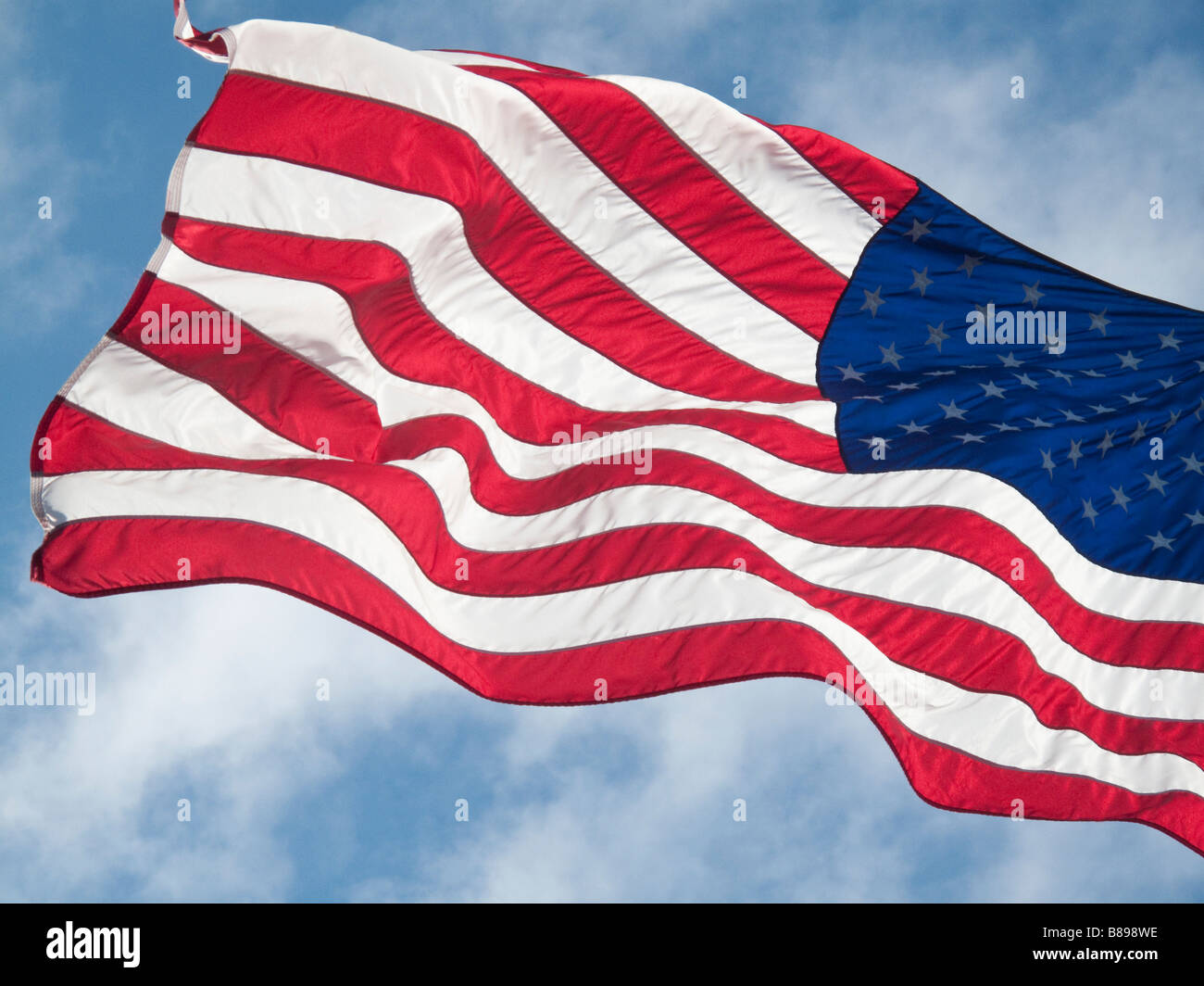 US-Flagge Stockfoto