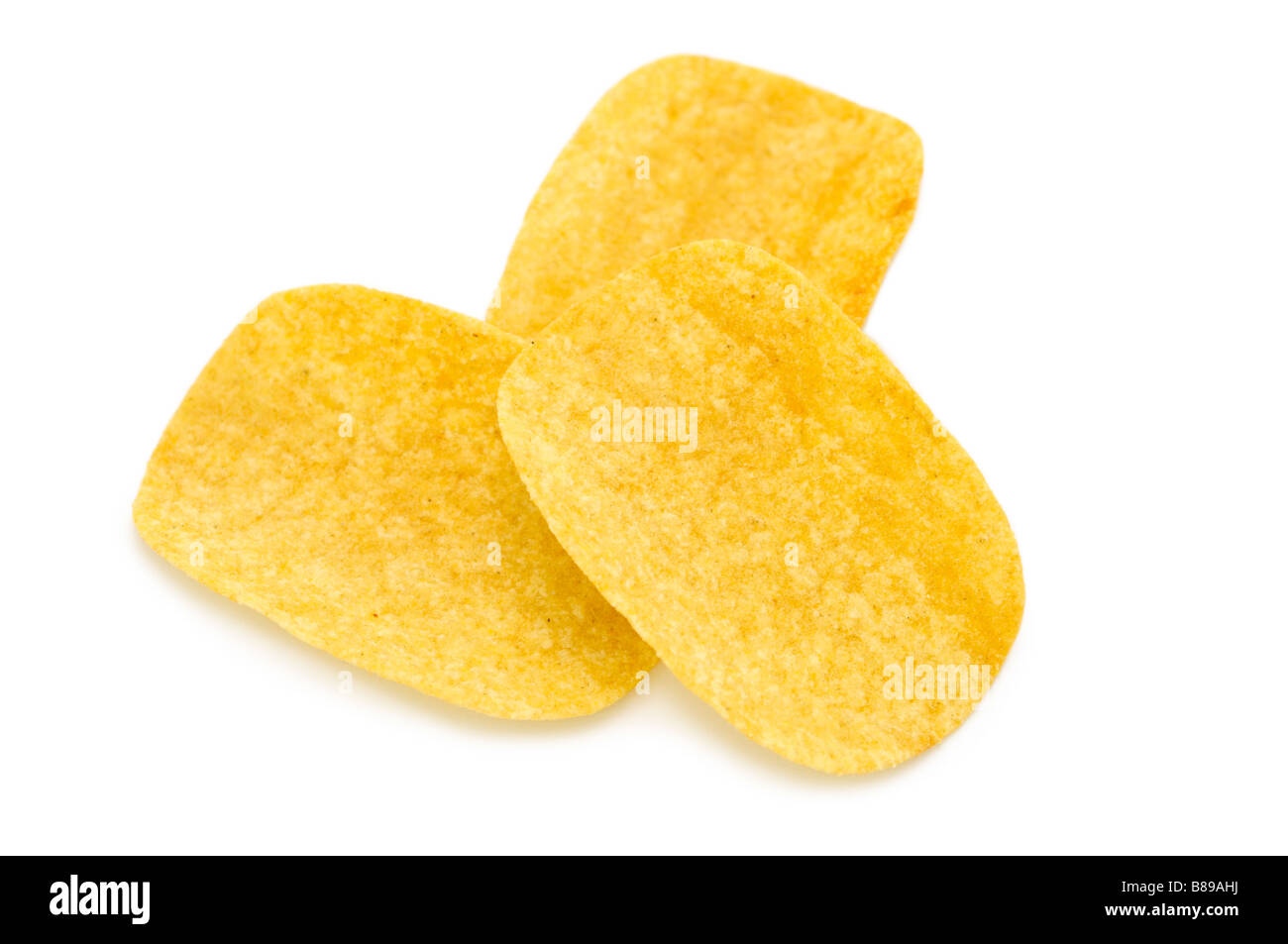 Kartoffelchips, Chips Stockfoto