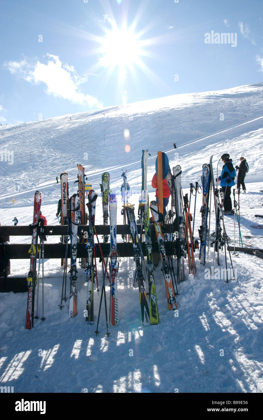 Wintersport Stockfoto