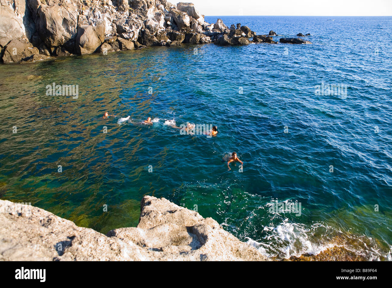 Auf der Insel St. Angelo Ischia Stockfoto