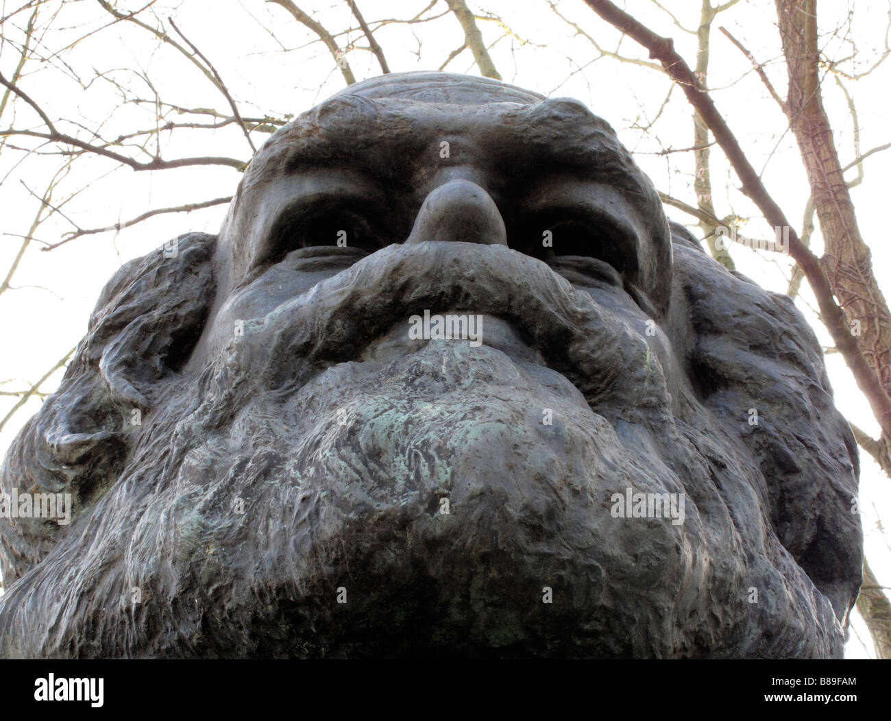 Grab von Karl Marx, Highgate Cemetery in London Stockfoto