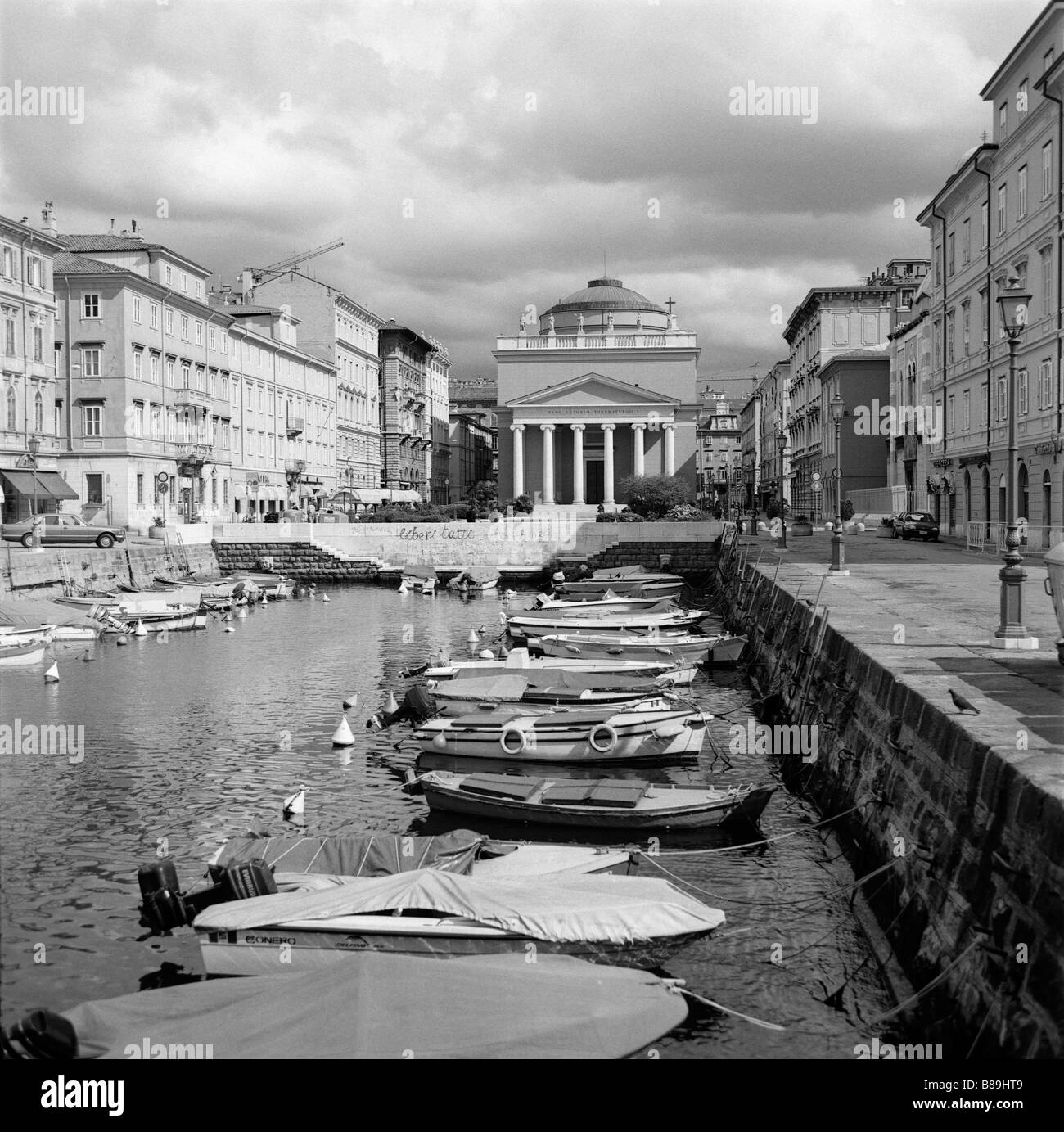 Triest, Canal Grande Stockfoto