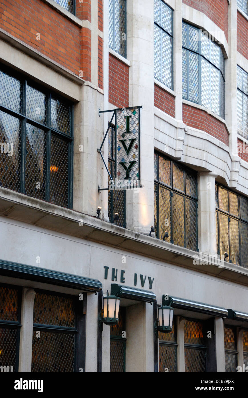 Die Efeu-Restaurant in West Street Covent Garden London England Stockfoto