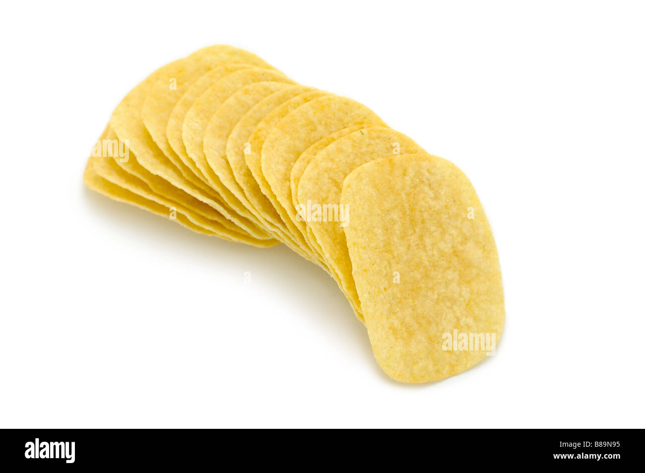 Aromatisierten Chips/Kartoffelchips Stockfoto