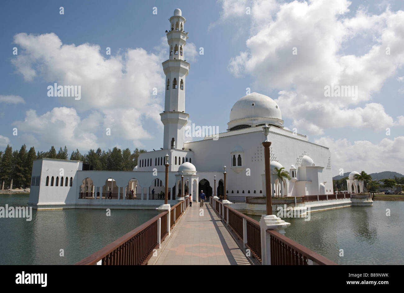 Tengku Tengah Zaharah Moschee, Terengganu, Malaysia Stockfoto