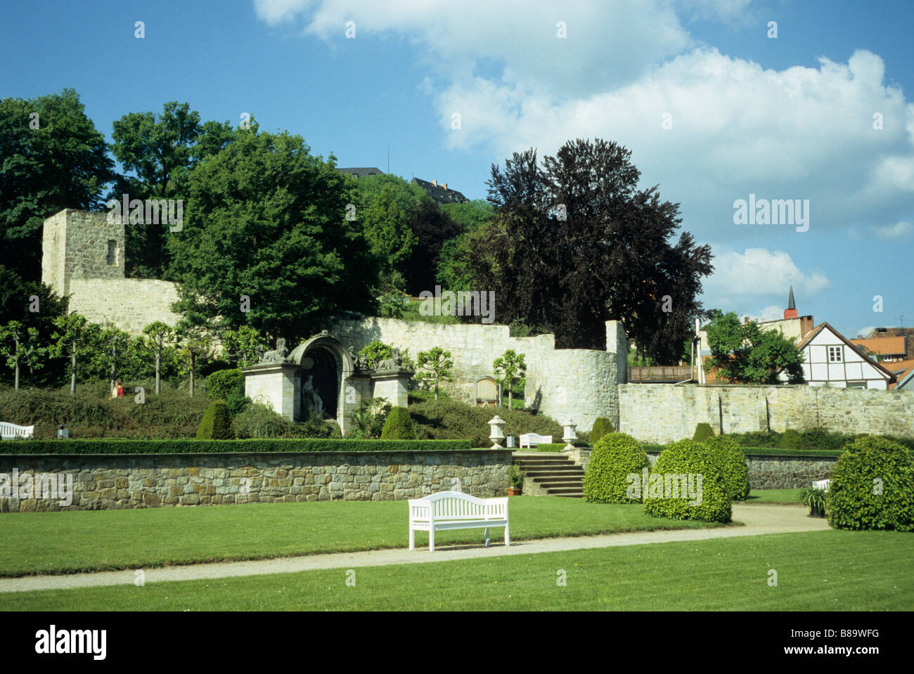 Garten der kleinen Burg (Kleines Schloss), Blankenburg, Ostharz