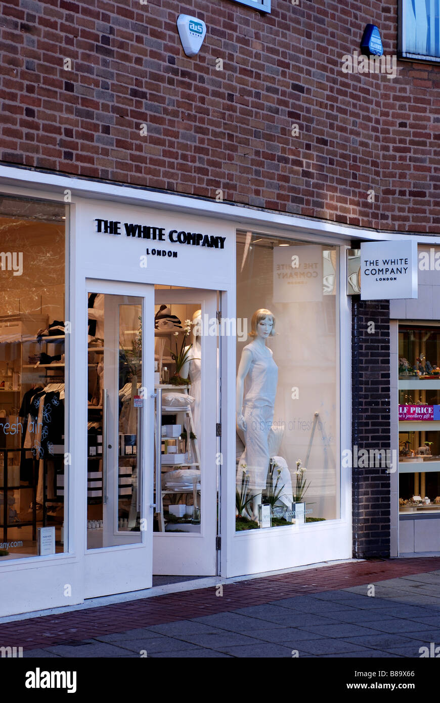 Die White Company Shop, Solihull, England, UK Stockfoto
