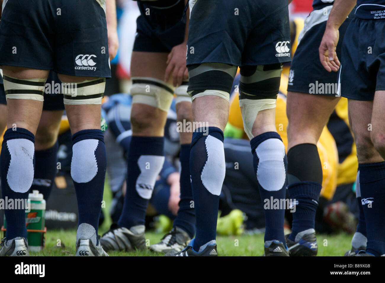 Bild zeigt Schottland Vs Wales an der RBS Six Nations 2009 Murrayfield Stadion Edinburgh 8. Februar 2009 Stockfoto