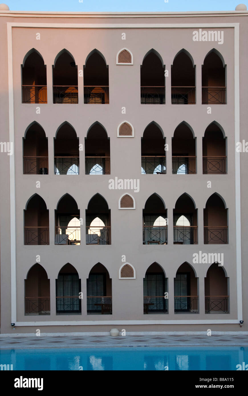 Maurischen Stil Hotel Unterkunft Makadi Bay Stockfoto