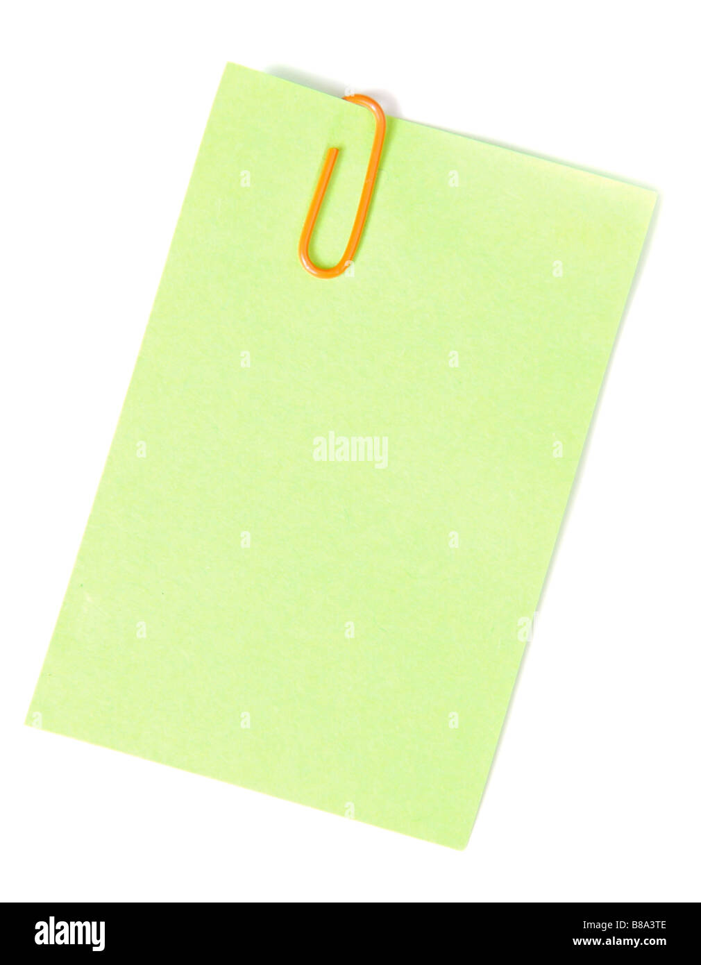 Foto einer Post es ein weißer Hintergrund Stockfoto