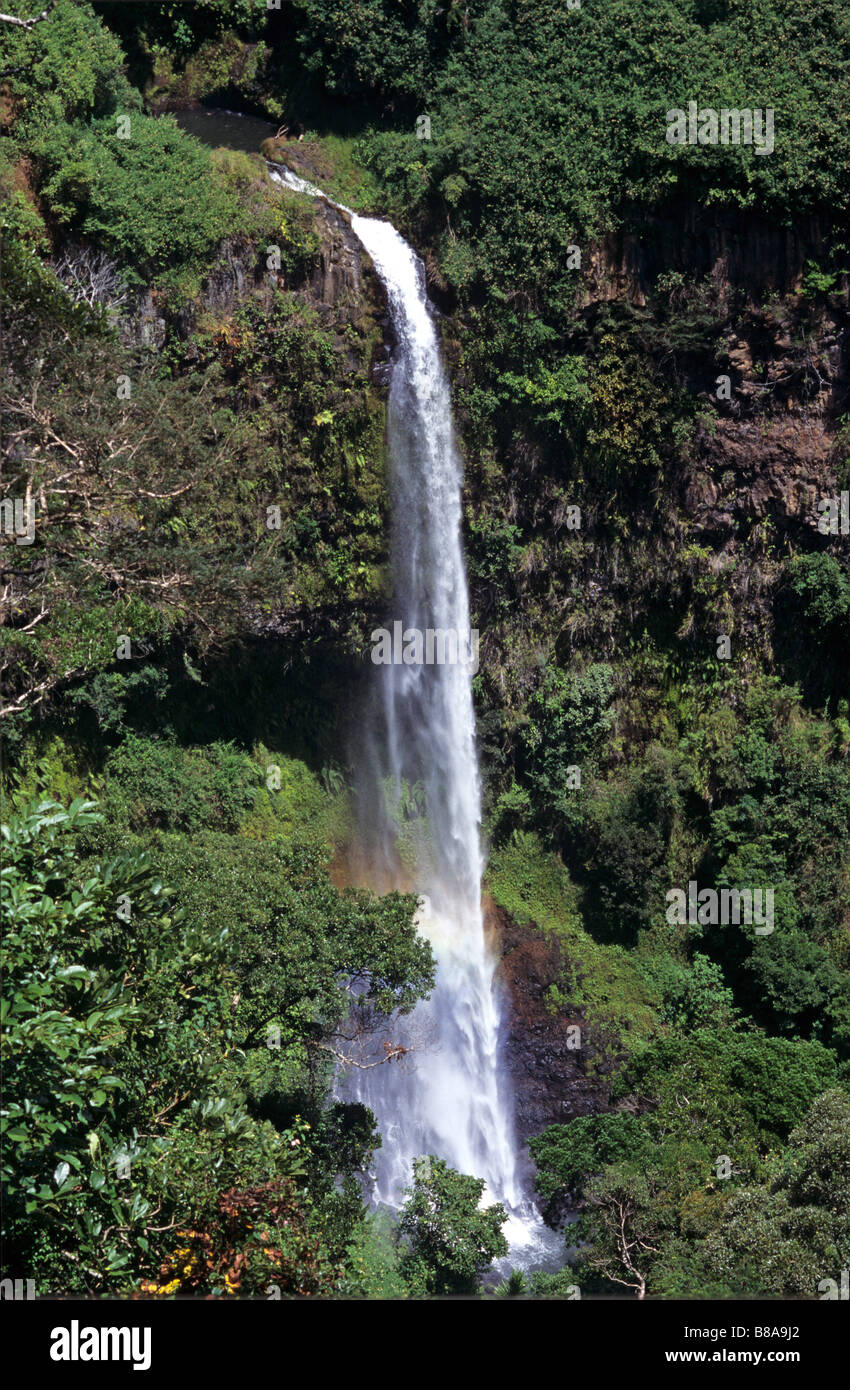 Wasserfall, La Grande Cascade, Ambre oder Montagne d'Ambre Nationalpark, nr. Diego Suarez oder Antsiranana, Madagaskar Stockfoto