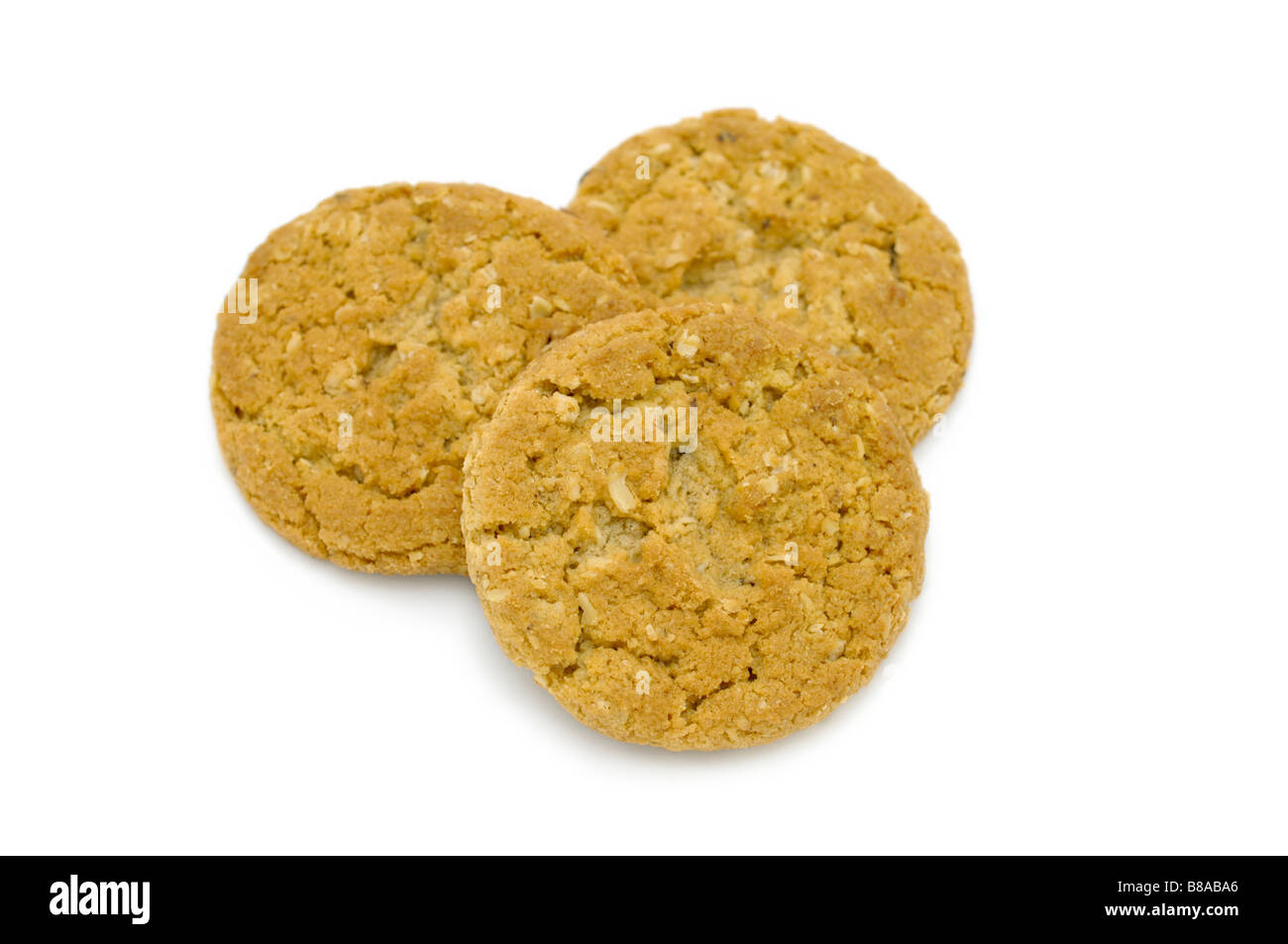 Haferflocken Cookies/Kekse Stockfoto