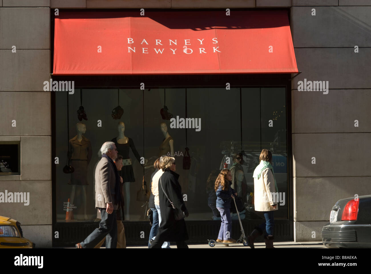 Barneys New York an der Madison Avenue Stockfoto