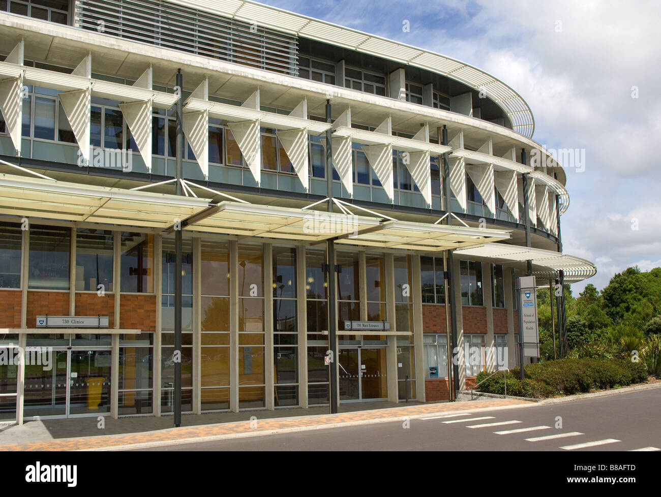 Schule der Bevölkerungsgesundheit, Tamaki Campus, University of Auckland, Neuseeland Stockfoto
