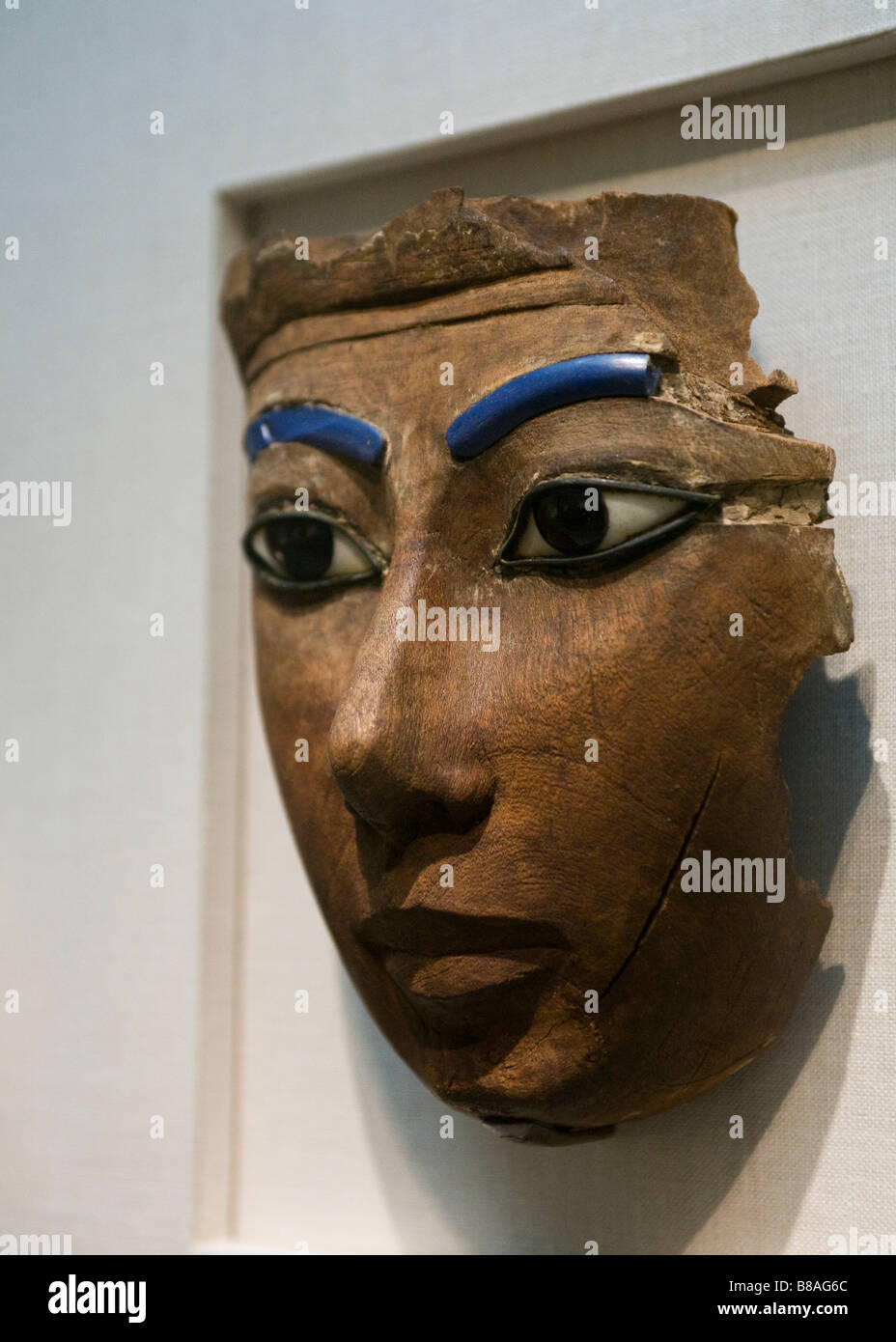 Ägyptische Gesicht Skulptur - Ägypten Stockfoto