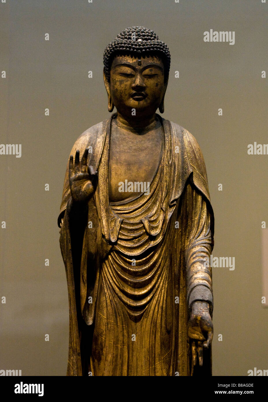 Amida Buddha - Japan, 14. Jahrhundert Stockfoto