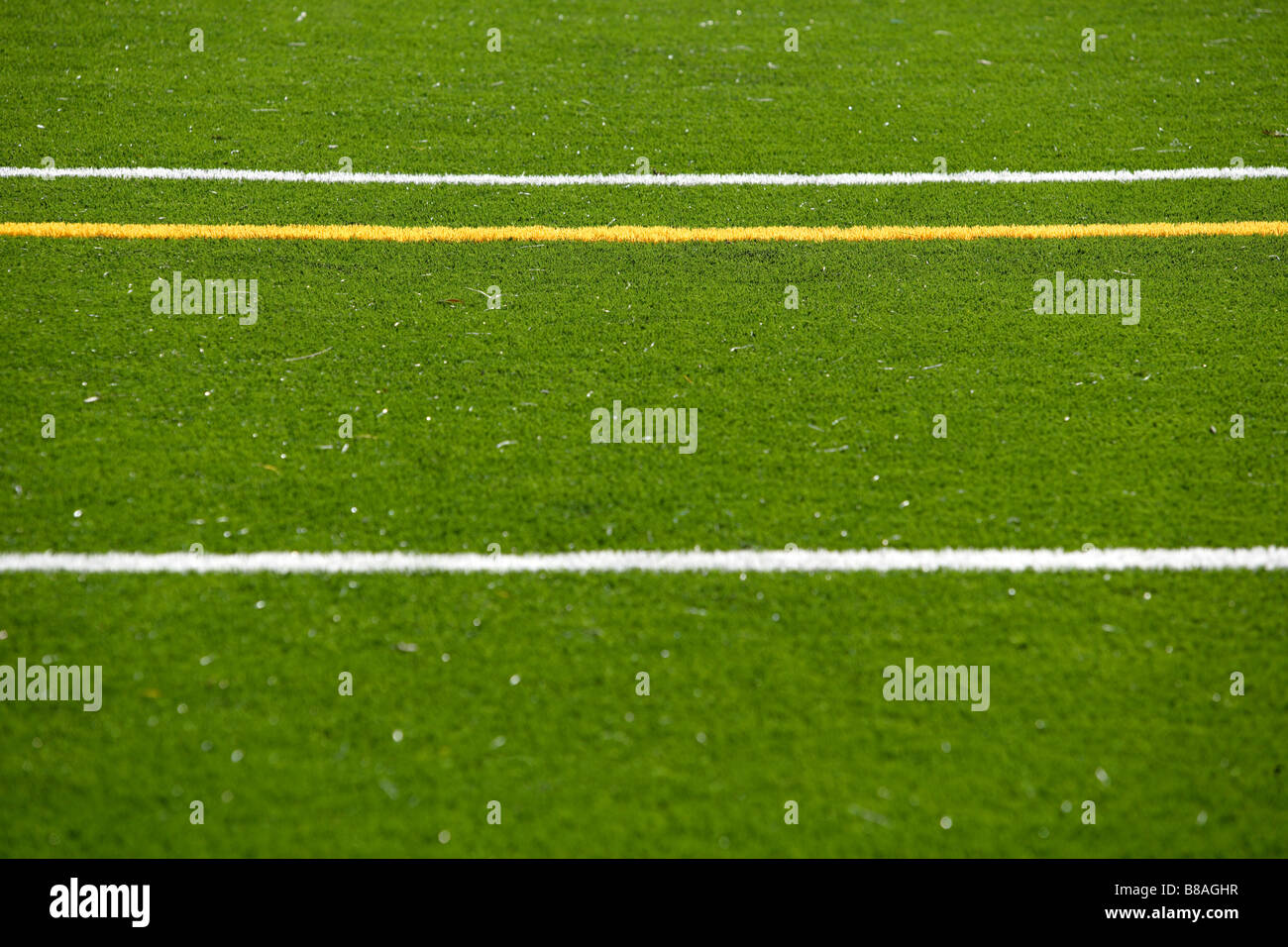 Ein Astro-Rasen-Fußballplatz Stockfoto