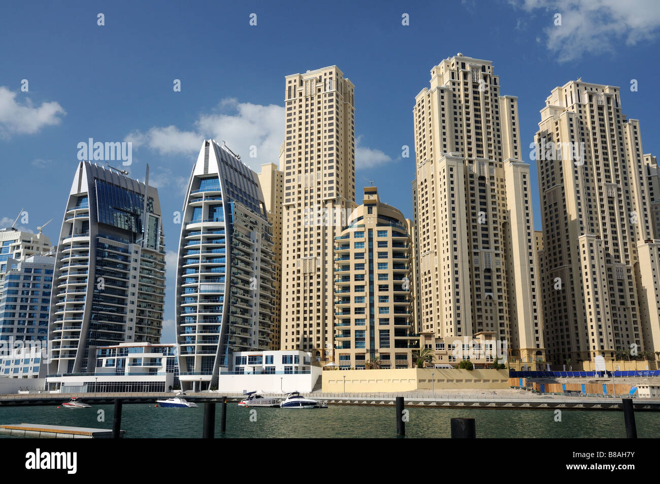 Dubai Marina, Vereinigte Arabische Emirate Stockfoto