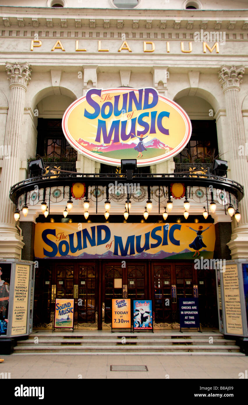 The Sound of Music am Palladium Theatre, London. Jan 2009 Stockfoto